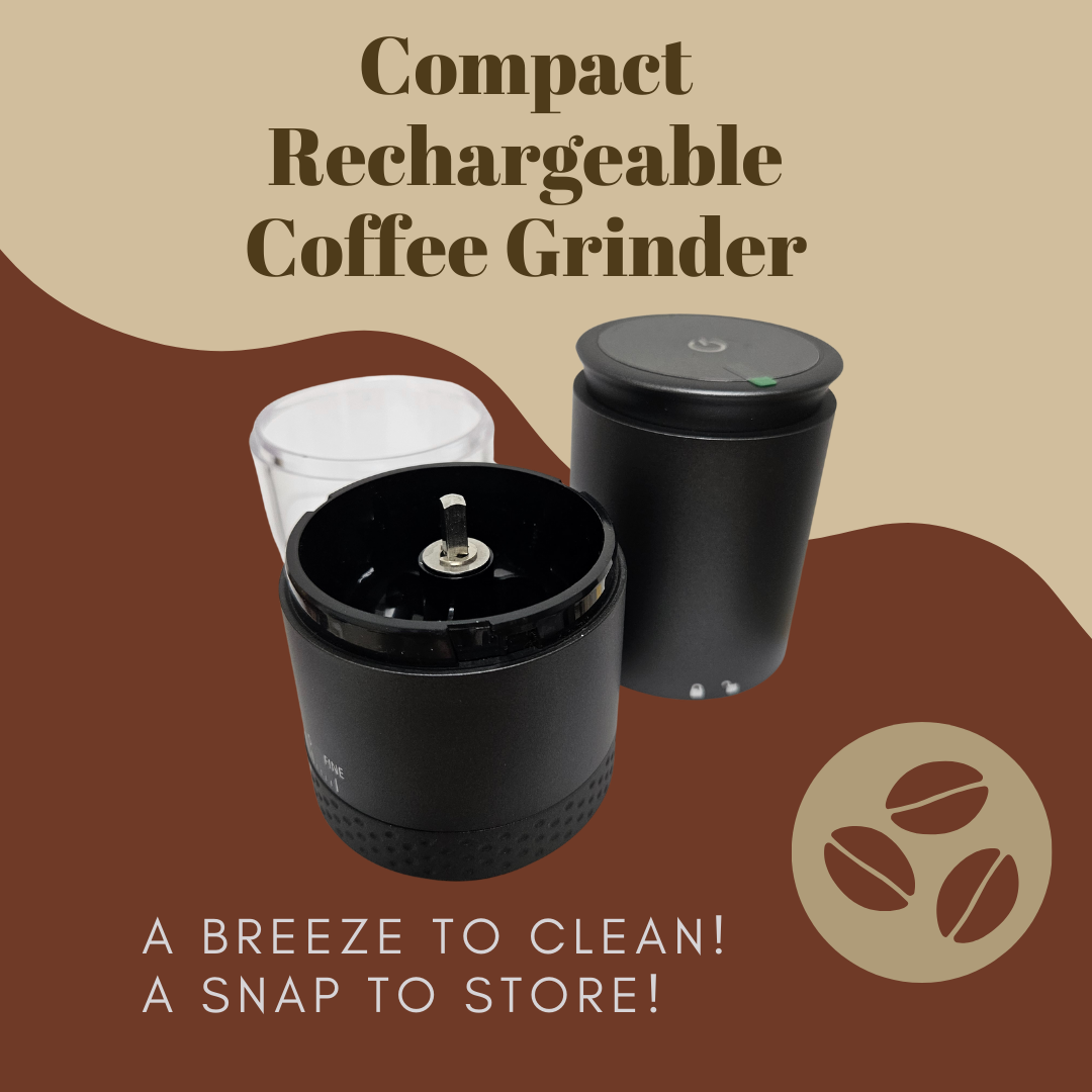 Compact Rechargeable Coffee Grinder