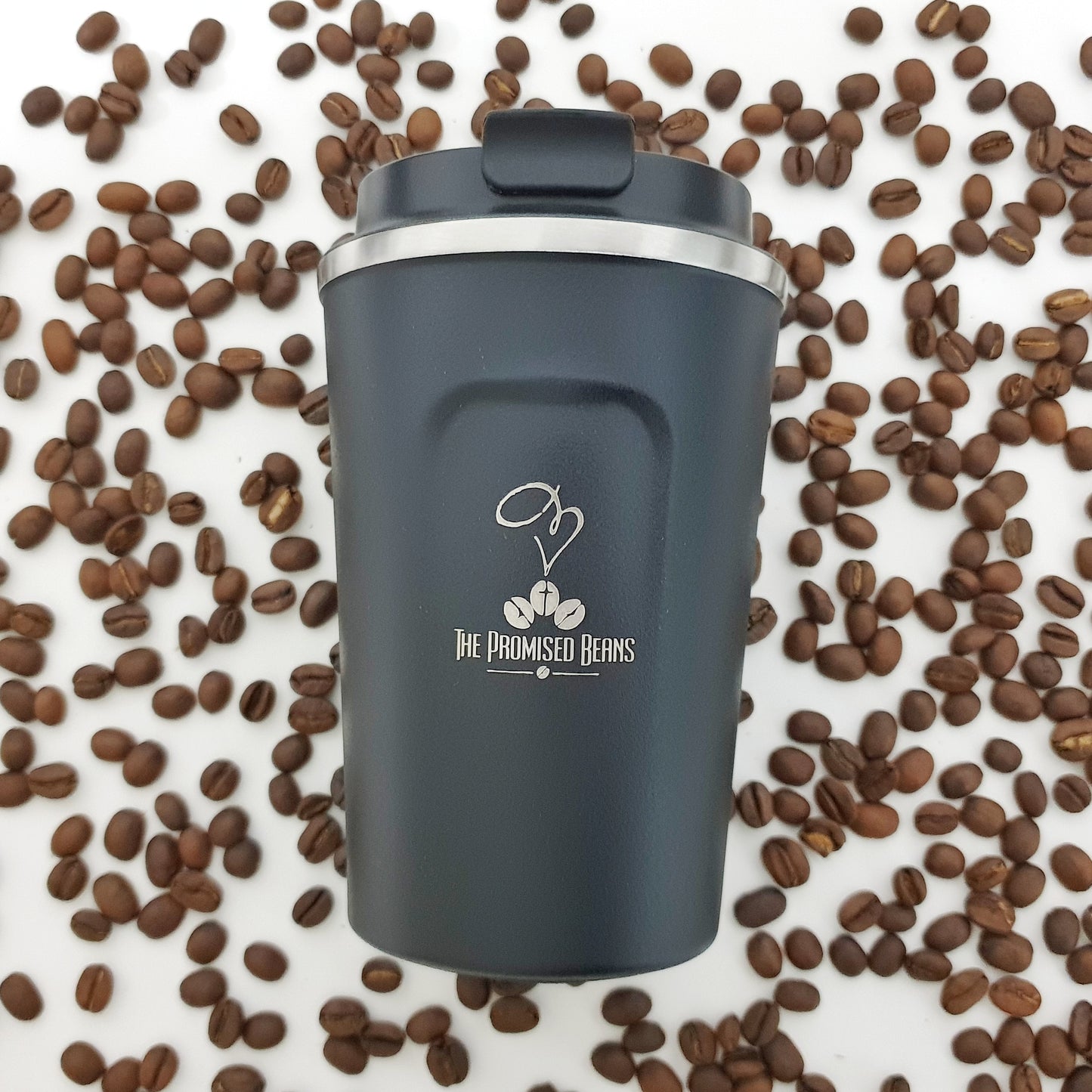 The Promised Beans Stainless Steel Vacuum Travel Mug